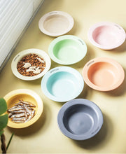 Load image into Gallery viewer, UFO Flying Saucer Cat Ceramic Bowl