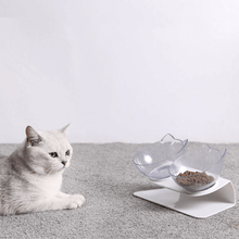 Load image into Gallery viewer, Tilted Cat Bowl