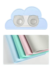 Load image into Gallery viewer, Anti-vomiting-cat-bowl-Posture cat bowl-orthopedic-cat-bowl-raised-cat-bowl-elevated-cat-feeder-cat-bowls-with-stand-cloud-food-bowl-mat