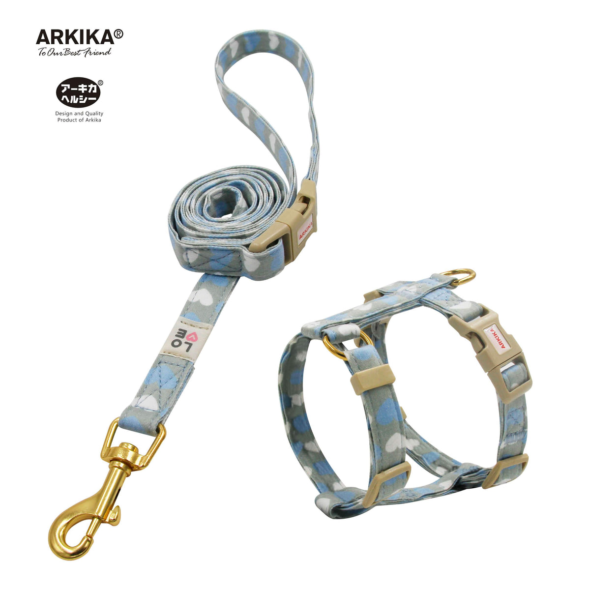 Arkika Cat Harness & Leash Floralia Idyllic Style︱Aipaws – aipaws