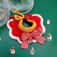 Load image into Gallery viewer, Christmas-Bow-Cat-Collar-Charm-handmade
