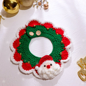 Christmas-Santa-Claus-Bow-cat-Collar