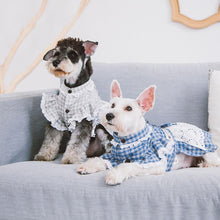 Load image into Gallery viewer, Dog-plaid-dress-dog-Lattice-dress-dog-maid dress