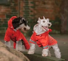 Load image into Gallery viewer, Touchdog-dog-raincoat-Dog-raincoat-with-hood-dog-rain-jacket-small-dog-raincoat-small-dog-raincoat