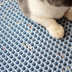cat litter mat detail