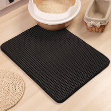 Load image into Gallery viewer, cat litter mat black