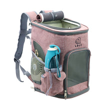 Load image into Gallery viewer, Cat Carrier Backpack pink medium