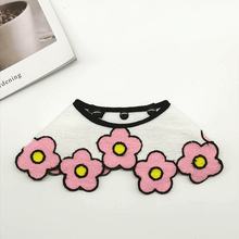 Load image into Gallery viewer, pink flower dog bandanas cute dog collar