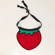 Load image into Gallery viewer, cute dog/cat bandana strawberry