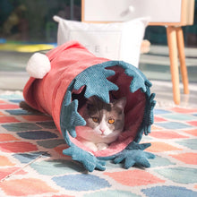 Load image into Gallery viewer, cat tunnel bed red