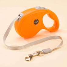 Load image into Gallery viewer, retractable dog leash orange