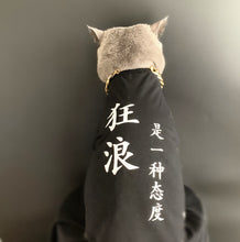 Load image into Gallery viewer, gangster cat T-shirt for halloween