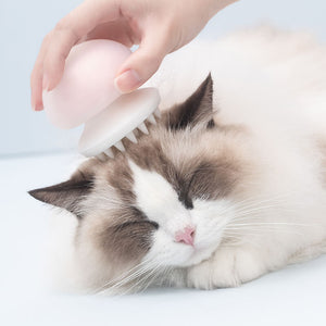 Furrytail Cat Grooming Brush Jellyfish Cat Hair Brush Pink