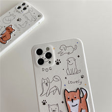 Load image into Gallery viewer, iPhone Case Embroidered Shiba dog
