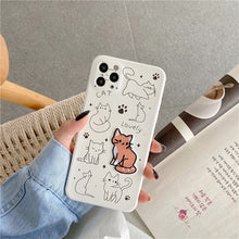 Load image into Gallery viewer, iPhone Case Embroidered Cat