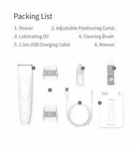 Pawbby Pets Hair Trimmers Professional Dog/Cat Pet Grooming Electrical Pets Hair Clippers USB Rechargable Pets Shaver package