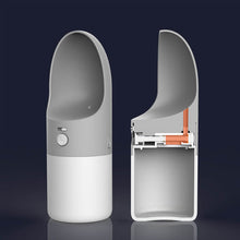 Load image into Gallery viewer, moestar xiaomi Portable dog water bottle orange color grey