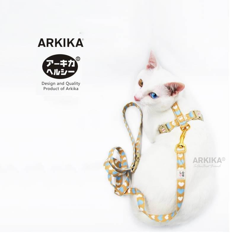 Arkika Cat Harness & Leash Floralia Idyllic Style︱Aipaws – aipaws
