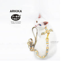 Load image into Gallery viewer, Arkika-Cat-Harness-and-Leash-travel-cat-harness-luxury-cat-harness-soft cat-harness-japan-japanese