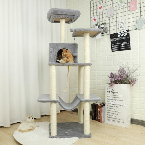 Cat-Tower-cat-tree-king-size-Cat-Furniture-cat-condo-cat-trees-tall cat tree
