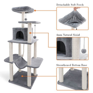 Cat-Tower-cat-tree-king-size-Cat-Furniture-cat-condo-cat-trees-tall cat tree