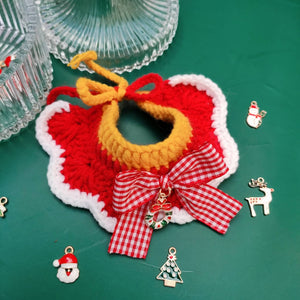 Christmas-Bow-Cat-Collar-Charm-handmade