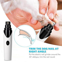 Load image into Gallery viewer, electric dog nail trimmer Powerful pet nail grinder electric dog nail clipper