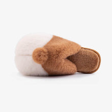 Load image into Gallery viewer, Floofy-Corgi-butt-Slippers-fluffy-stuffed-animal-slippers-indoor-Faux-fur-slippers -Winter-House-Shoes-for-Women-and-Men-fluffy-Slippers-Furry-Slippers-Plush-Lining