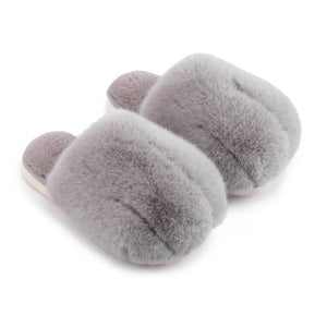 Floofy-Paw-Slippers-fluffy-cat-paw-slippers-animal-gray-Fluffy-indoor-slippers-for-woman-and-man-Faux-fur-slippers-Winter-House-Shoes-Fuzzy-Slippers-Furry-Slippers-Plush-Lining