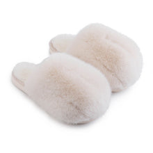 Load image into Gallery viewer, Floofy-Paw-Slippers-fluffy-cat-paw-slippers-animal-white-Fluffy-indoor-slippers-for-woman-and-man-Faux-fur-slippers-Winter-House-Shoes-Fuzzy-Slippers-Furry-Slippers-Plush-Lining