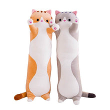 Load image into Gallery viewer, Long-cat-body-pillow-snuggle-kitty-pillow-Snuggle-cat-pillow -Stuffed-Animal-Toy-Big-Plush-Cat-Pillow-Cute-cat-soft-toy-Kids-body-pillow
