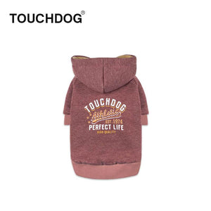 Touchdog-dog-hoodie-french-bulldog-hoodies-dog-sweatshirts-dog-hoodie-dog-coat-with-hood dark red