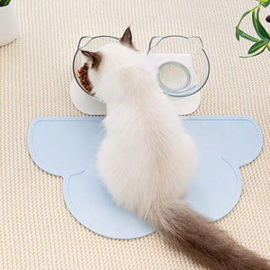 Anti-vomiting-cat-bowl-Posture cat bowl-orthopedic-cat-bowl-raised-cat-bowl-elevated-cat-feeder-cat-bowls-with-stand