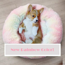 Load image into Gallery viewer, rainbow calming dog bed soothing bed