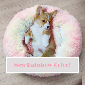 rainbow calming dog bed soothing bed