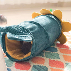 cat tunnel bed green