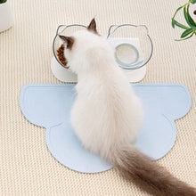 Load image into Gallery viewer, cloud-shaped-dog-bowl-mat-cat-bowl-mat-and-anti-vomiting-cat-bowl