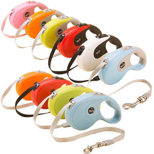 Rolled Retractable Dog Leashes