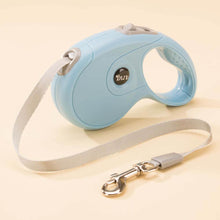 Load image into Gallery viewer, retractable dog leash blue