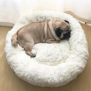 calming dog bed soothing bed white