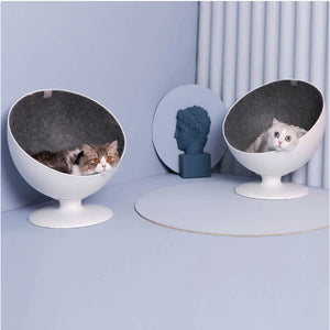 furrytail cat chair bed cat ball chair  